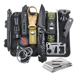 12 Em 1 Multi-ferramenta Kit De Sobrevivência De Emergência