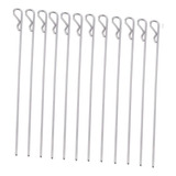 12 Espetinho De Inox Para Corrossel