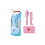 12 Kit Banho Para Bebê Saboneteira Escova E Pente