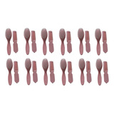 12 Kit Escova + Pente Bebê Infantil Rosa Lembrancinha Atacad