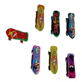12 Mini Brinquedos Mini Skate De Dedo Lembrancinha Infantil