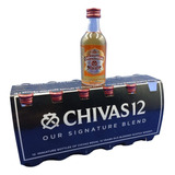12 Miniatura Chivas Regal 12 Anos 50ml Pocket (12un) Vidro