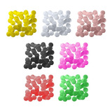 12 Pacotes Confetes Redondo 1cm Metalizado P Balão 10g Cada