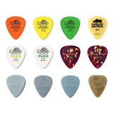 12 Palhetas Sortidas Dunlop Kit Variety Pack Acoustic Pvp112