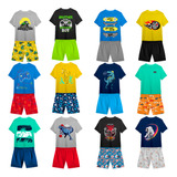 12 Peças Kit Roupa Infantil Menino