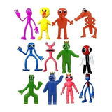 12 Peças Rainbow Friends Miniaturas Monstros Do Jogo Roblox