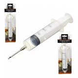 12 Peças Seringa Injetora De Tempero Carne Agulha Inox 30ml
