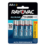 12 Pilhas Aa Alcalina Rayovac 2 Cartelas