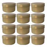 12 Potes Latas Alumínio 100ml Porta Vela Decoração Oferta