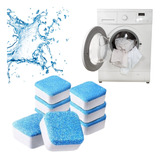 12 Tablete Pastilha Limpar Higienizar Máquina Lavar Roupa 