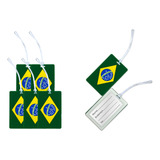 12 Tags Do Brasil, Identificador P/ Malas, Bolsas E Mochilas