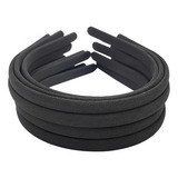 12 Tiara Encapada Forrada 10mm - Arquinho Atacado Artesanato