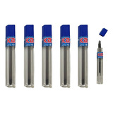 12 Tubos Grafite Hb 0.5mm Com 12 Minas Cada Tubo