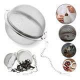 12 Uni Infusor Inox Chá Mini Peneira Coador Ervas Individual