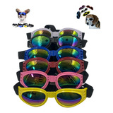 12 Uni Oculos Dobrável Pet Óculos De Sol Pra Cachorro Verão 