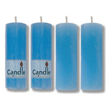 12 Velas 7 Dias Votiva Azul