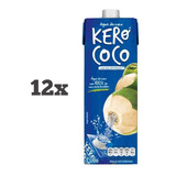 12 Água De Coco Esterilizada Kero Coco 1 Litro