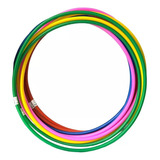 12 Bambolês Arco Infantil Reforçado 55cm Colorido Atacado