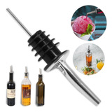 12 Bicos Dosador Silicone Inox Azeite Vinho Bebida Coquetel