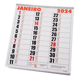 12 Bloco Refil Calendario Mensal 21x22