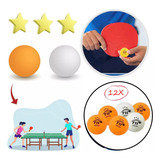 12 Bolas Bolinha De Ping Pong P Tenis De Mesa Profissional