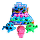 12 Brinquedos Apertar Animais Marinhos Squishy