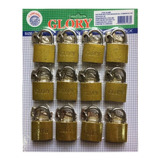 12 Cadeado Importado Glory 38mm Cadeado Em Cartela Cadeado