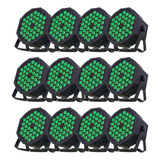 12 Canhão Refletor Led Par 64 Rgb Triled 36 Leds 3w Dmx
