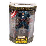 12 Capitão América (ícones Da Marvel Legends, Mascarado)