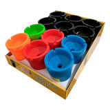 12 Cinzeiro Automotivo Carro Copo Jumbo Butt Bucket Cores