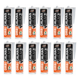 12 Colas Veda Calhas Rufos Madeira Metal Orbi Pu Cinza