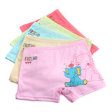 12 Cueca Boxer Box Calcinha Infantil Menina Short Feminino
