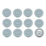 12 Difusor Ar Condicionado Universal Van Marticar 60mm Cinza