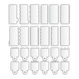 12 Espátulas 15 Cm 12 Mini Decorativa Bolo Em Acrílico