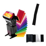 12 Filtros Coloridos Difusor Flash Softbox Canon Nikon Sony