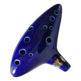 12 Furos Cerâmica Ocarina Alto C Legend Of Zelda Flauta