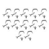 12 Garra Clamp Gancho Q15 Até Q30 De Aluminio Treliça Tripé