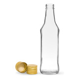 12 Garrafas De Vidro New Ice 275ml Tampas Metálica E Lacre