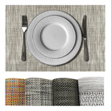 12 Jogo Americano Mesa Posta Alto Padrão Pvc Rustic St Vr