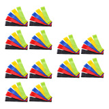 12 Kit 5 Mini Band Elástico Para Exercício Musculação Treino