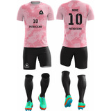 12 Kits Camisa E Calção De Futebol Personalizado