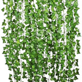 12 Metros Trepadeira Artificial Verde Hera Pacote