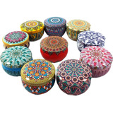 12 Mini Latas Para Vela Aromática Artesanal Porta Treco Chá