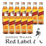12 Miniatura Whisky Johnnie Walker Mini Red Label 50ml