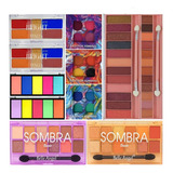 12 Paleta De Sombras Matte Fosca E Brilho Atacado Bf10056