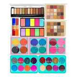 12 Paletas De Sombras Matte Foscas Classic Nude Atacado