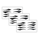 12 Pares Adesivo Delineador Olhos De Gatinhos Cartela C 4