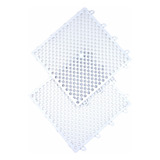 12 Peças Piso Modular Borracha Anti derrapante 30x30 Premium