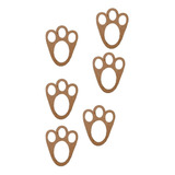 12 Pegadas Coelho Coelhinho Páscoa Brincadeira Caça Aos Ovos