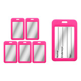 12 Portas Crachás Vertical Universal Trabalho E Estudo Cor Rosa